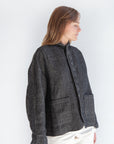 Ichi Antiquites Herringbone Jacket - Black
