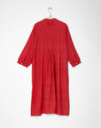 Aditi Tiny Checks Dress  - Red