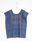 Amuzgo Top Natural Indigo