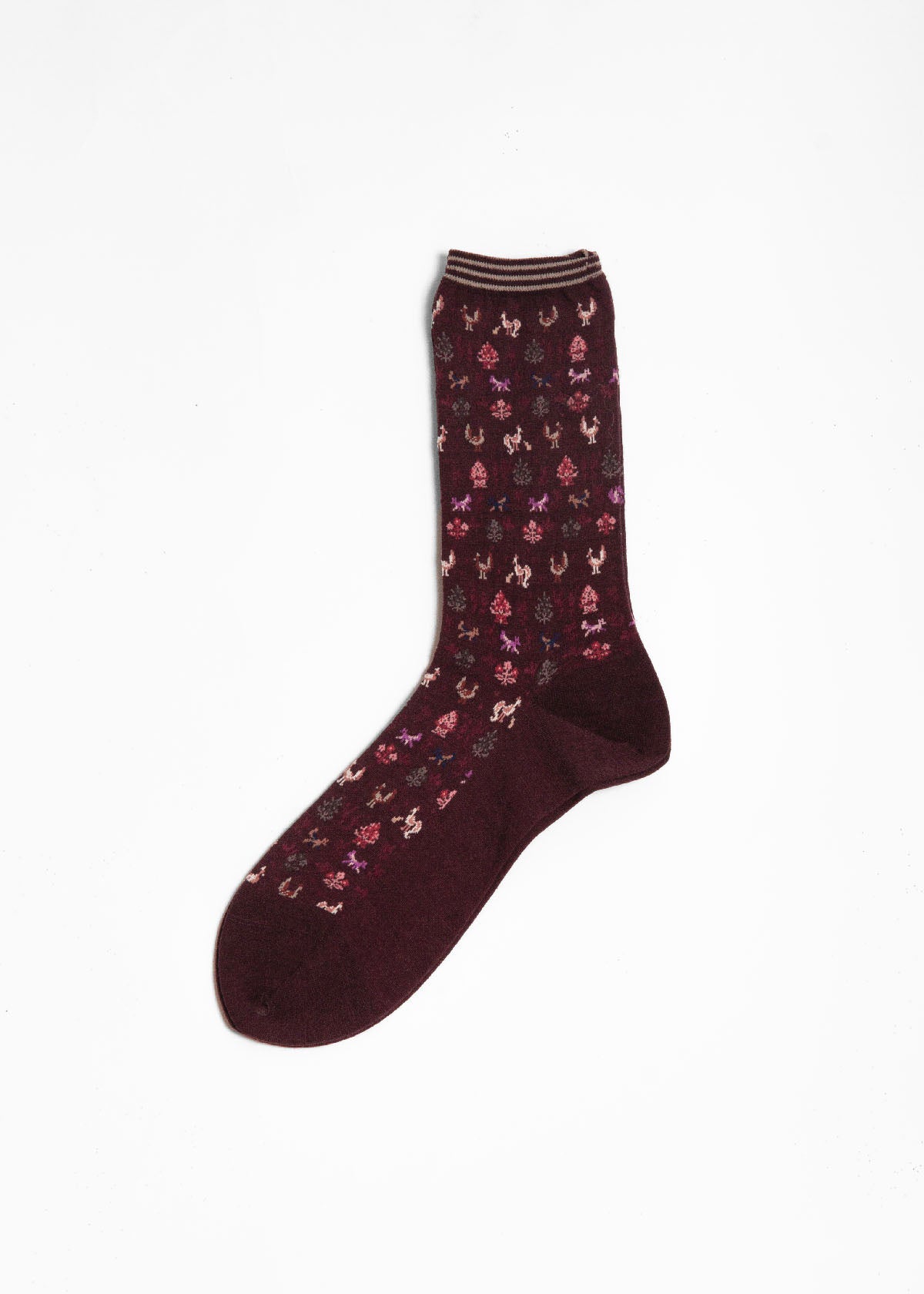 Antipast Forest Mate Mid Socks - Wine