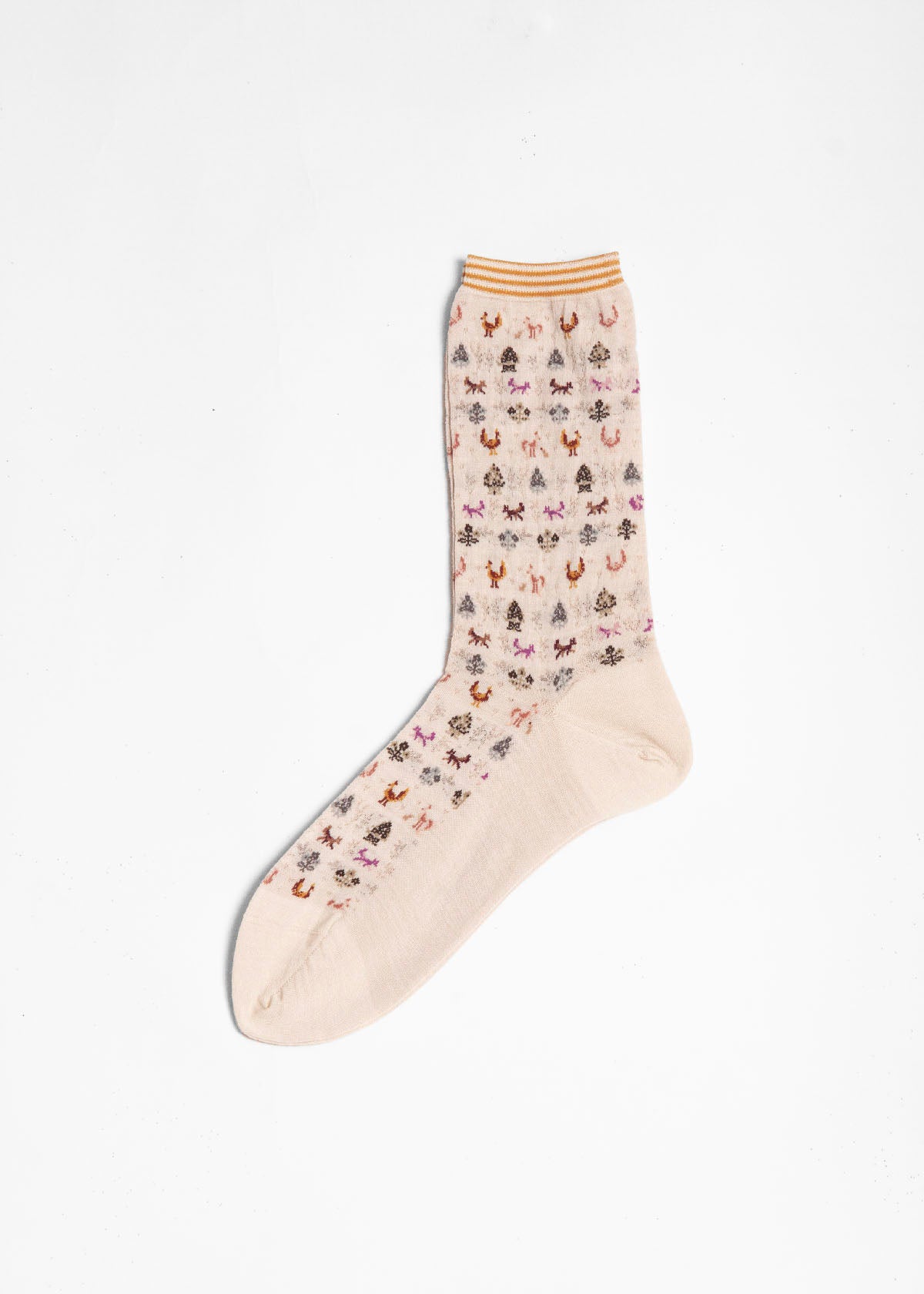 Antipast Forest Mate Mid Socks - Ivory