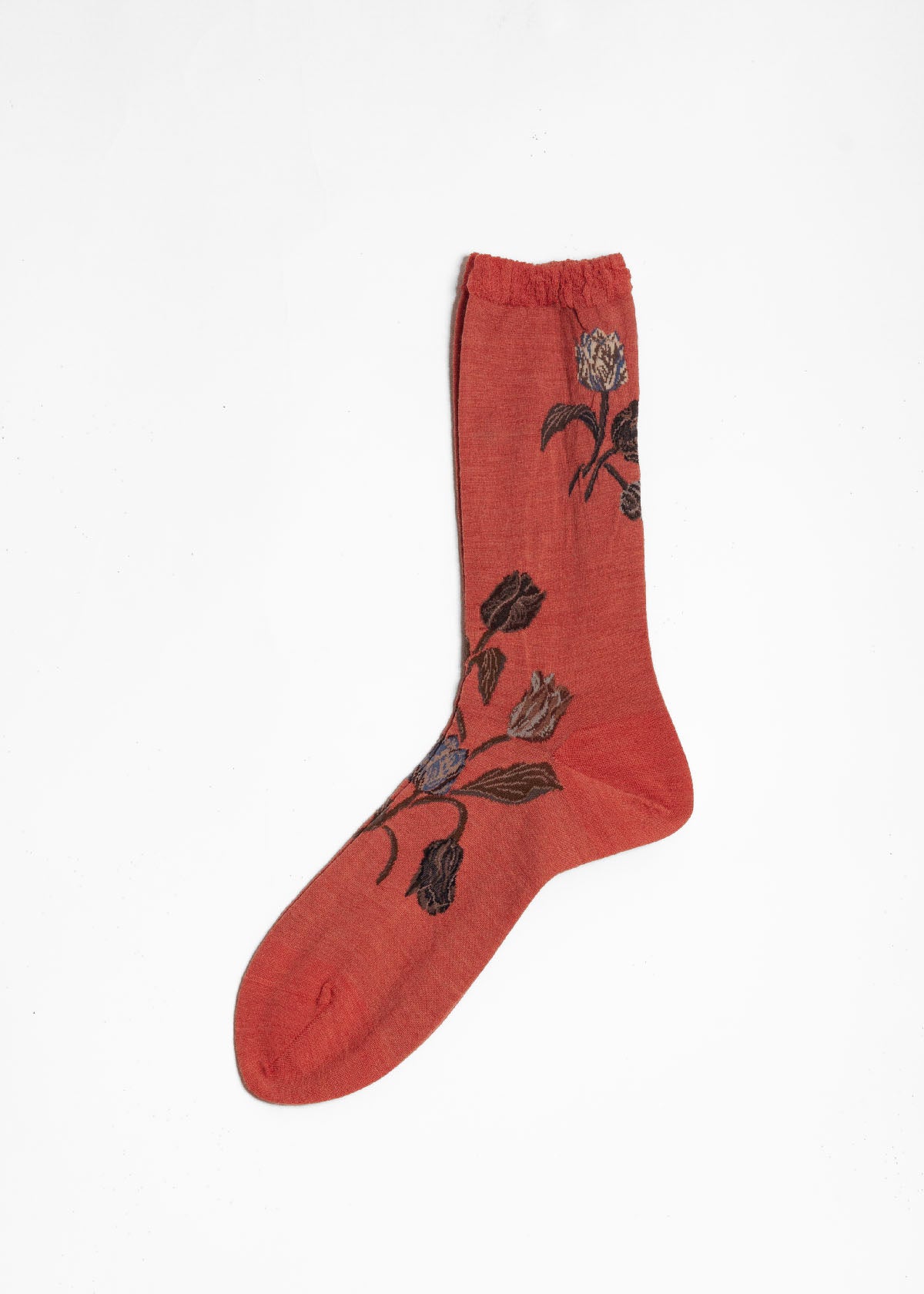 Antipast Bouquet Tulip Mid Socks - Coral