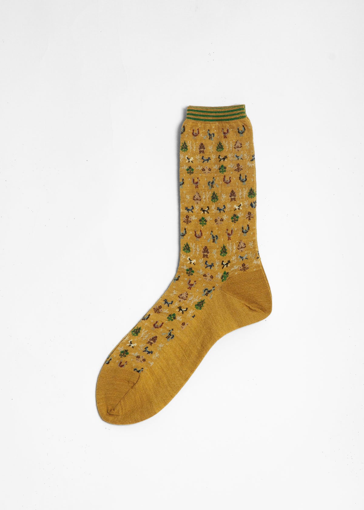 Antipast Forest Mate Mid Socks - Mustard
