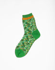 Antipast Dancing Tulips Mid Socks - Green