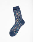Antipast Dream Polka Dot Mid Socks - Blue