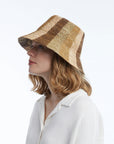 Wyeth Bailey Bucket Hat - Natural/Camel/Chocolate