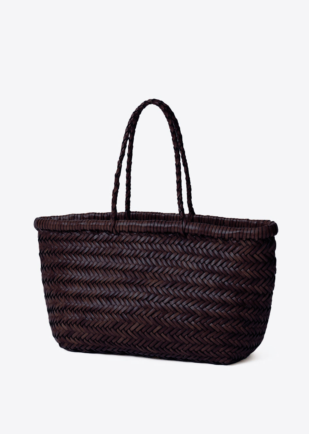 Dragon Diffusion Bamboo Triple Jump Small Bag Dark Brown