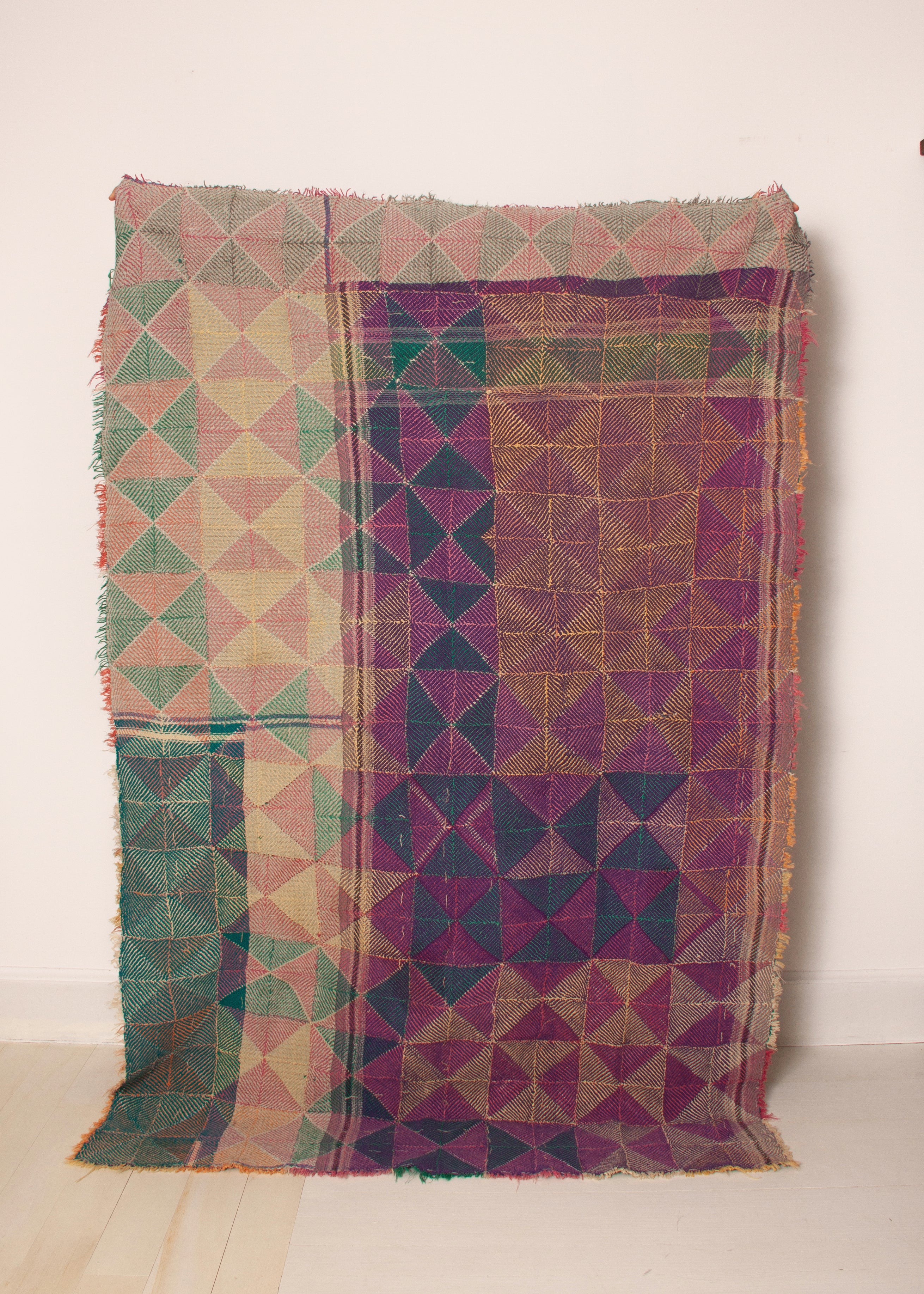Vintage Dowry Kantha Blanket,