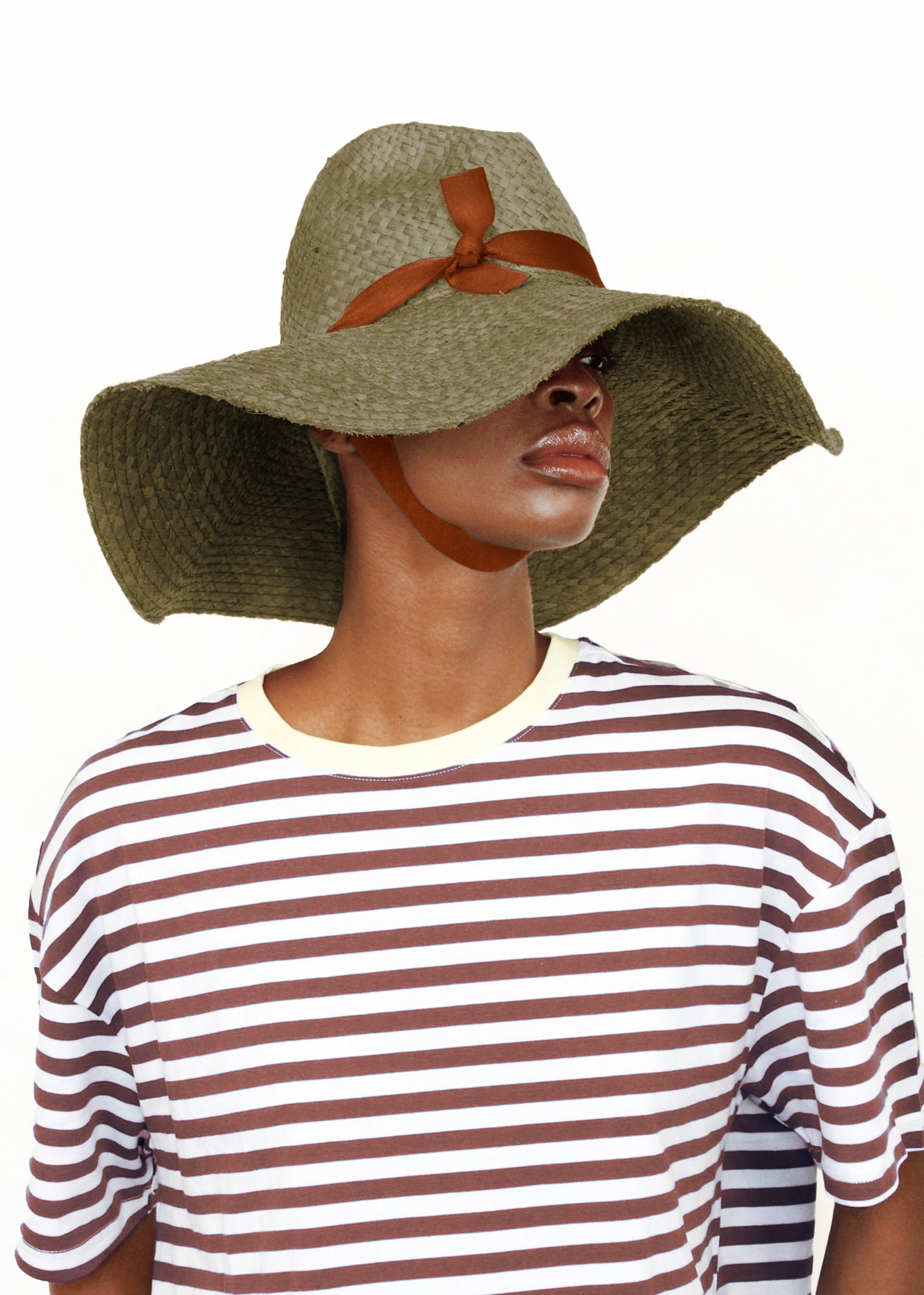 Lola Full Sun Hat Sage/Rust