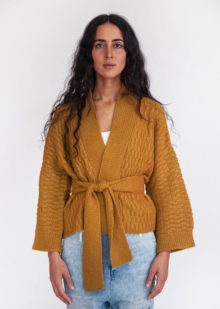 Kimono Pujpu Jacket - Mustard