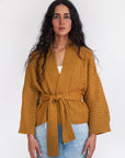 Kimono Pujpu Jacket - Mustard