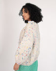Raquel Hand Painted Merino Cardigan