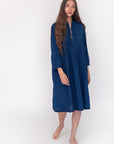 Aditi Natural Indigo Dress