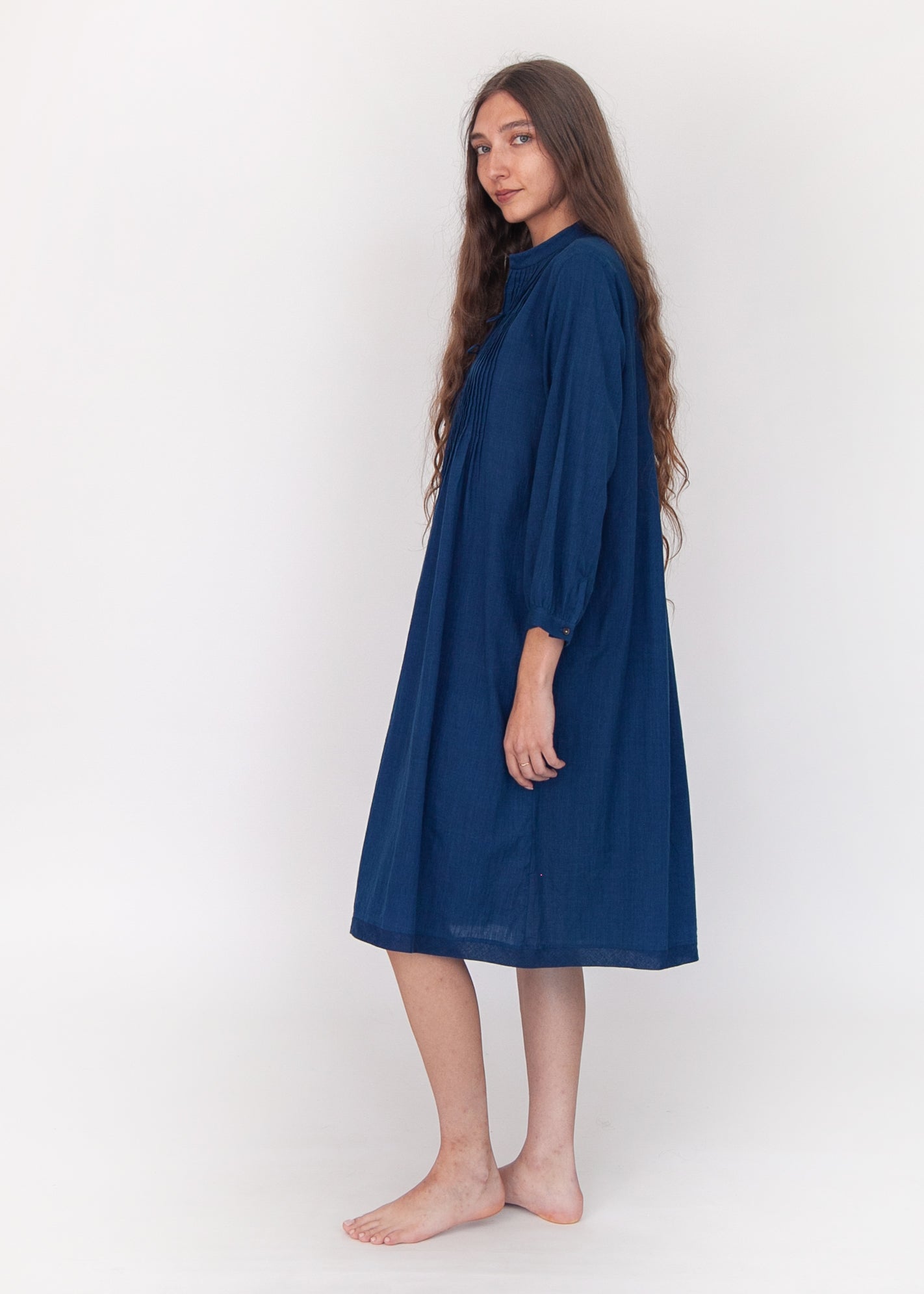 Aditi Natural Indigo Dress