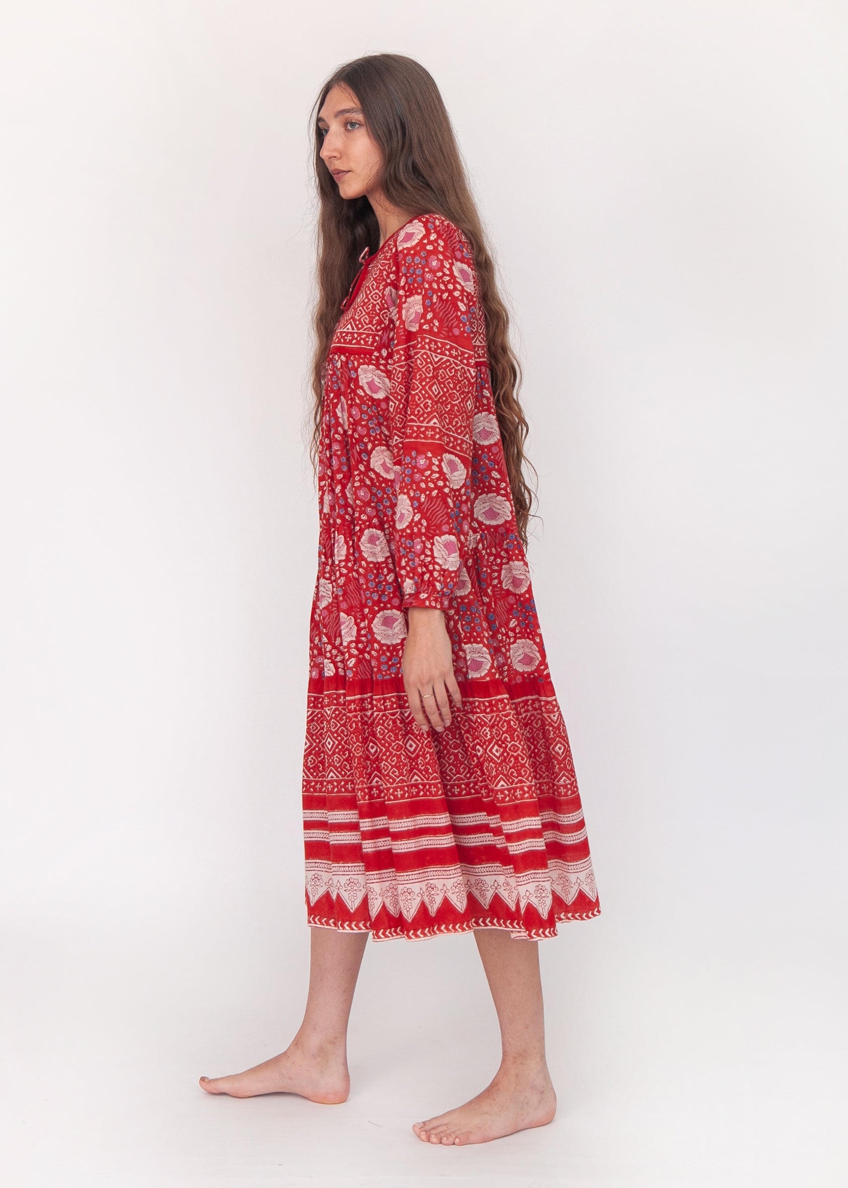 Yamini Booj Dress - Poppy