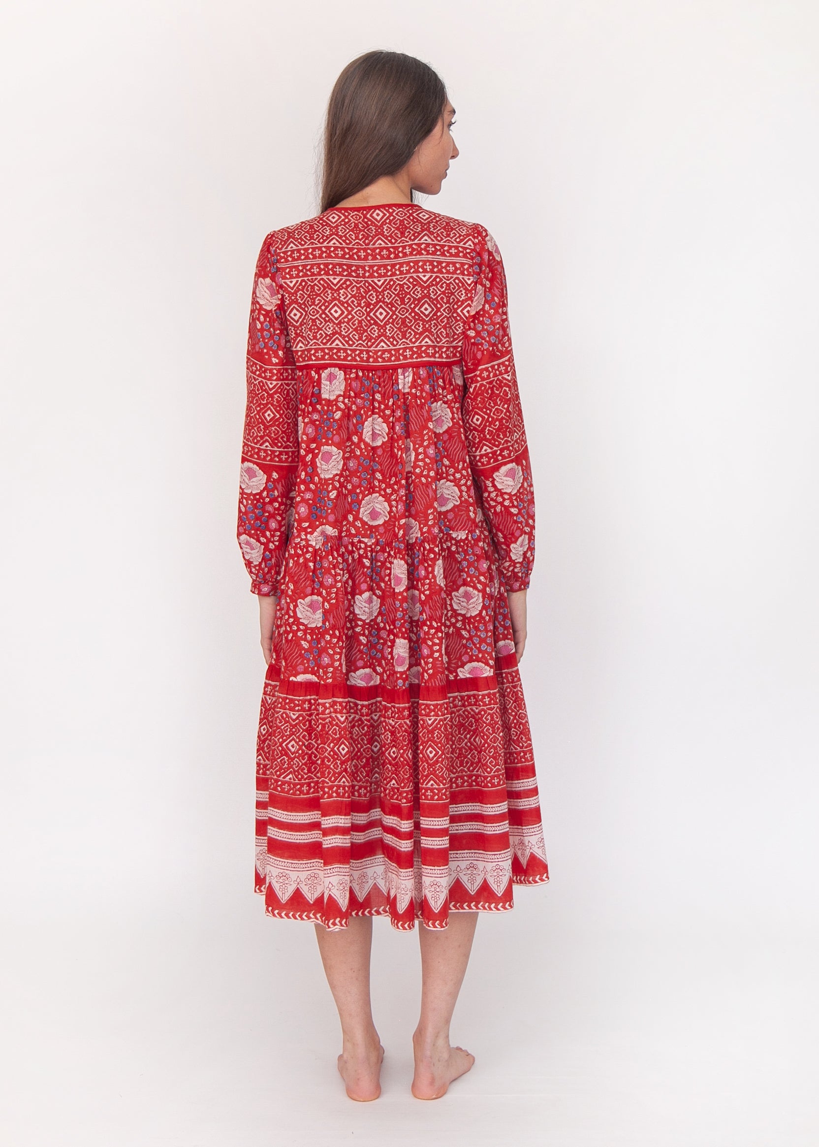 Yamini Booj Dress - Poppy