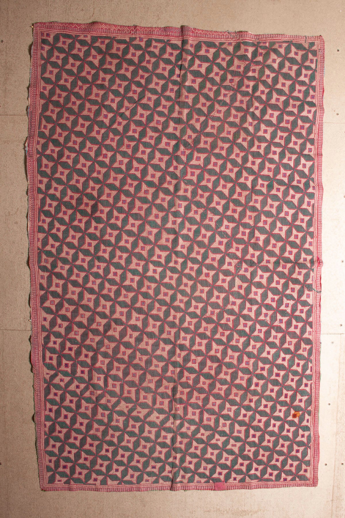 Vintage Galicha Kantha Blanket,