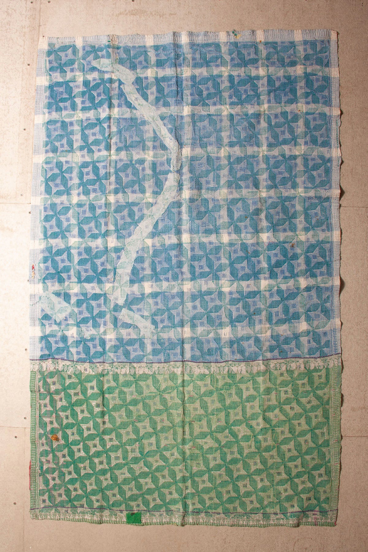 Vintage Galicha Kantha Blanket,