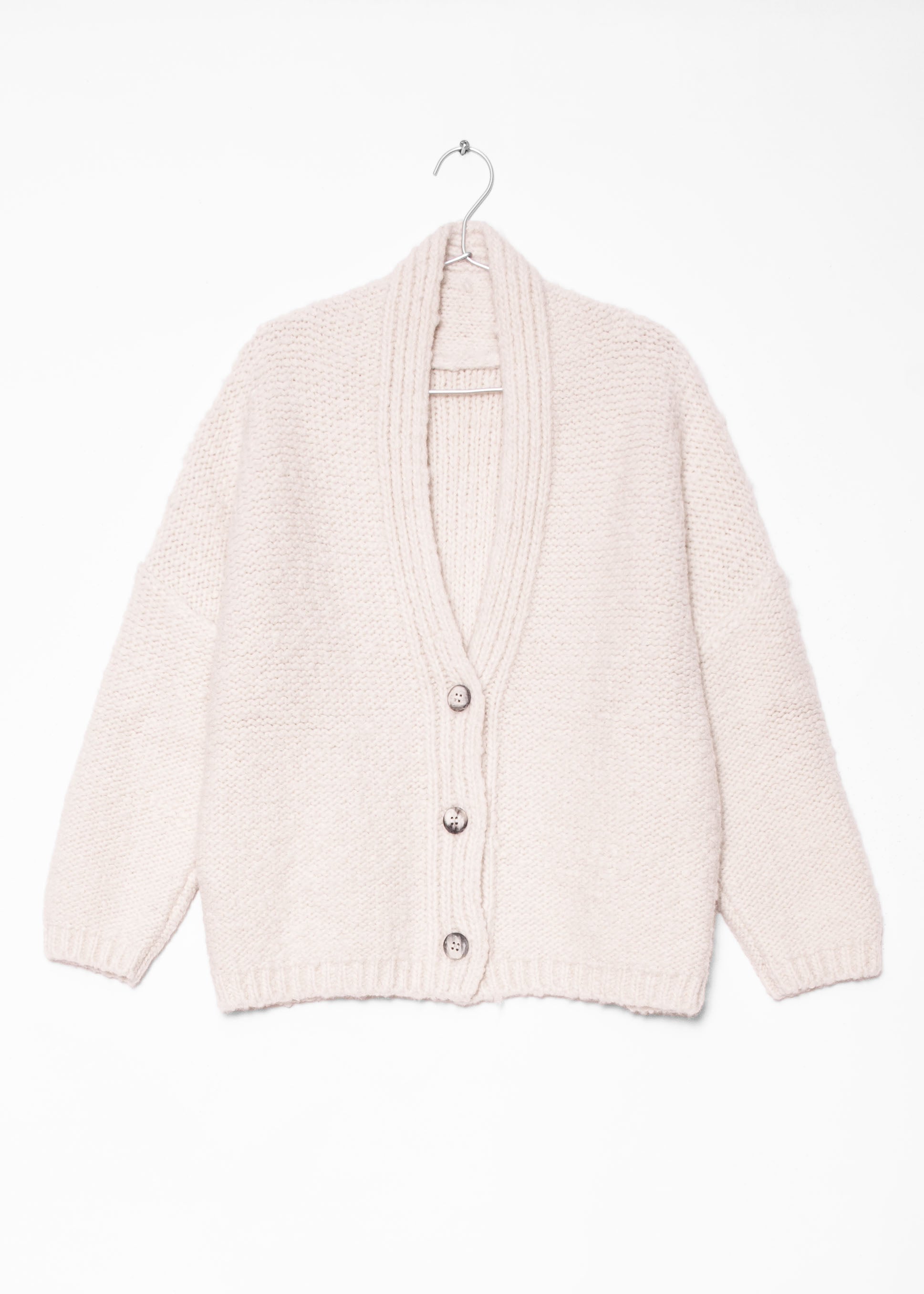 Huacaya Cardigan, Natural