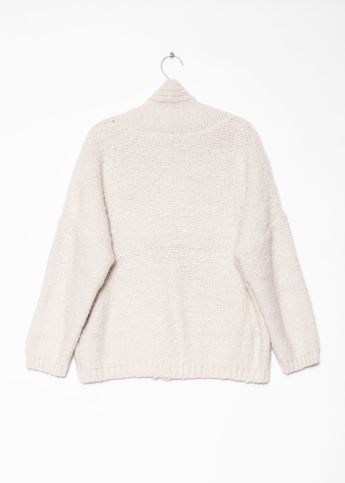 Huacaya Cardigan, Natural