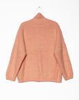 Huacaya Cardigan Peach