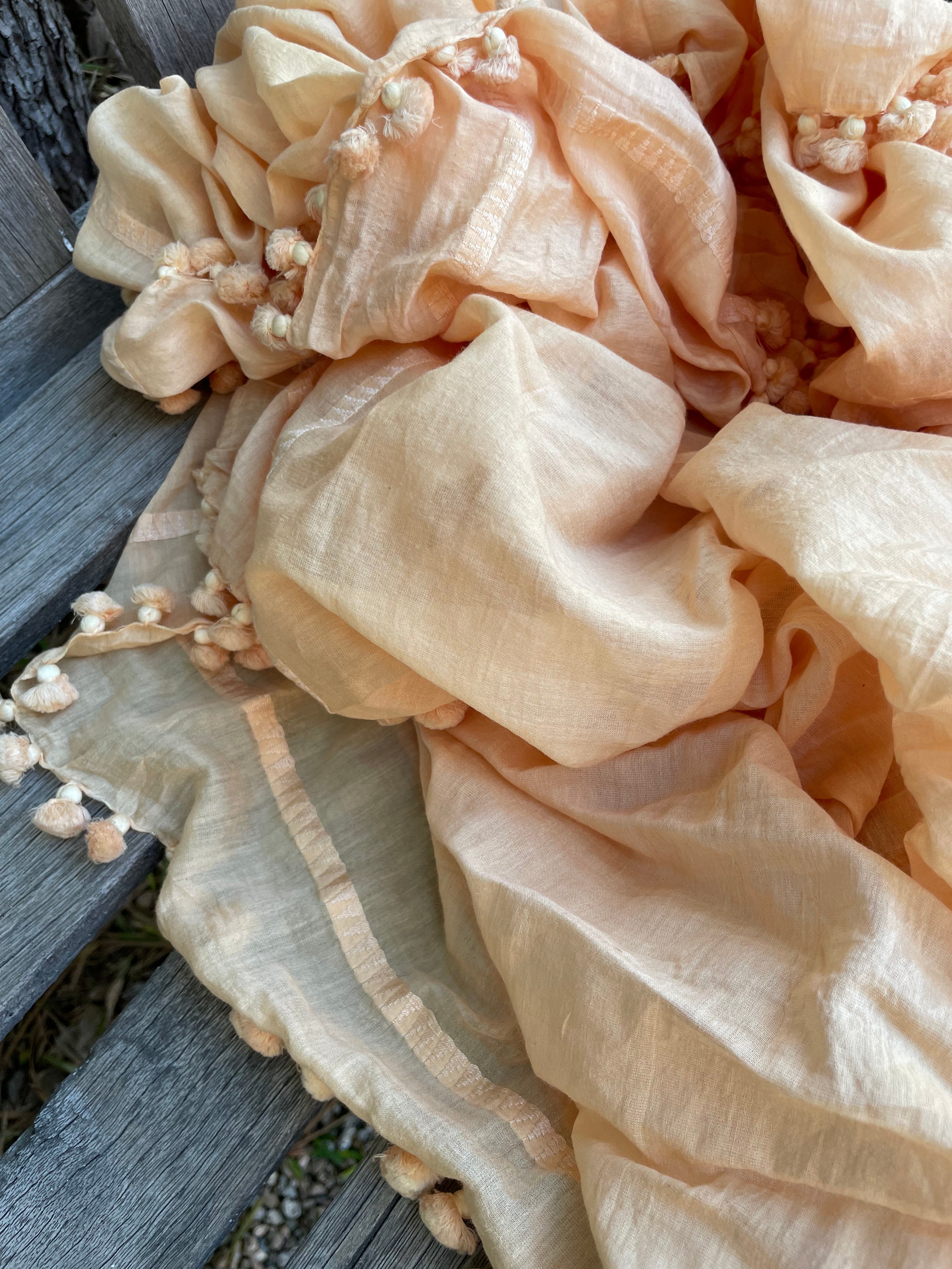 Dupatta Plain Shawl, Wheat