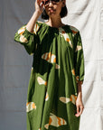 Nikki Chasin Ballad Fish Dress - Green