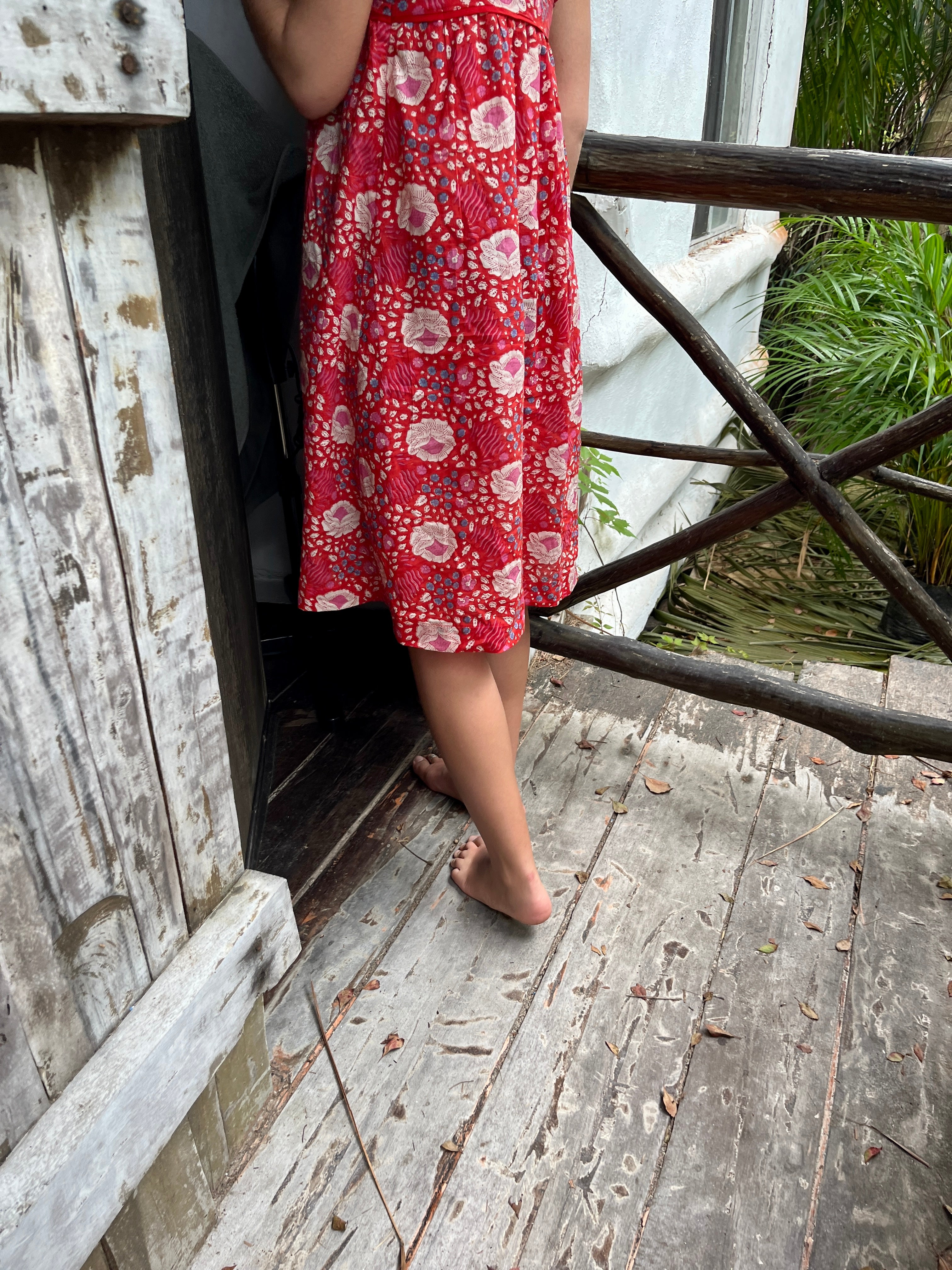 Gaia Booj Slip Dress - Poppy