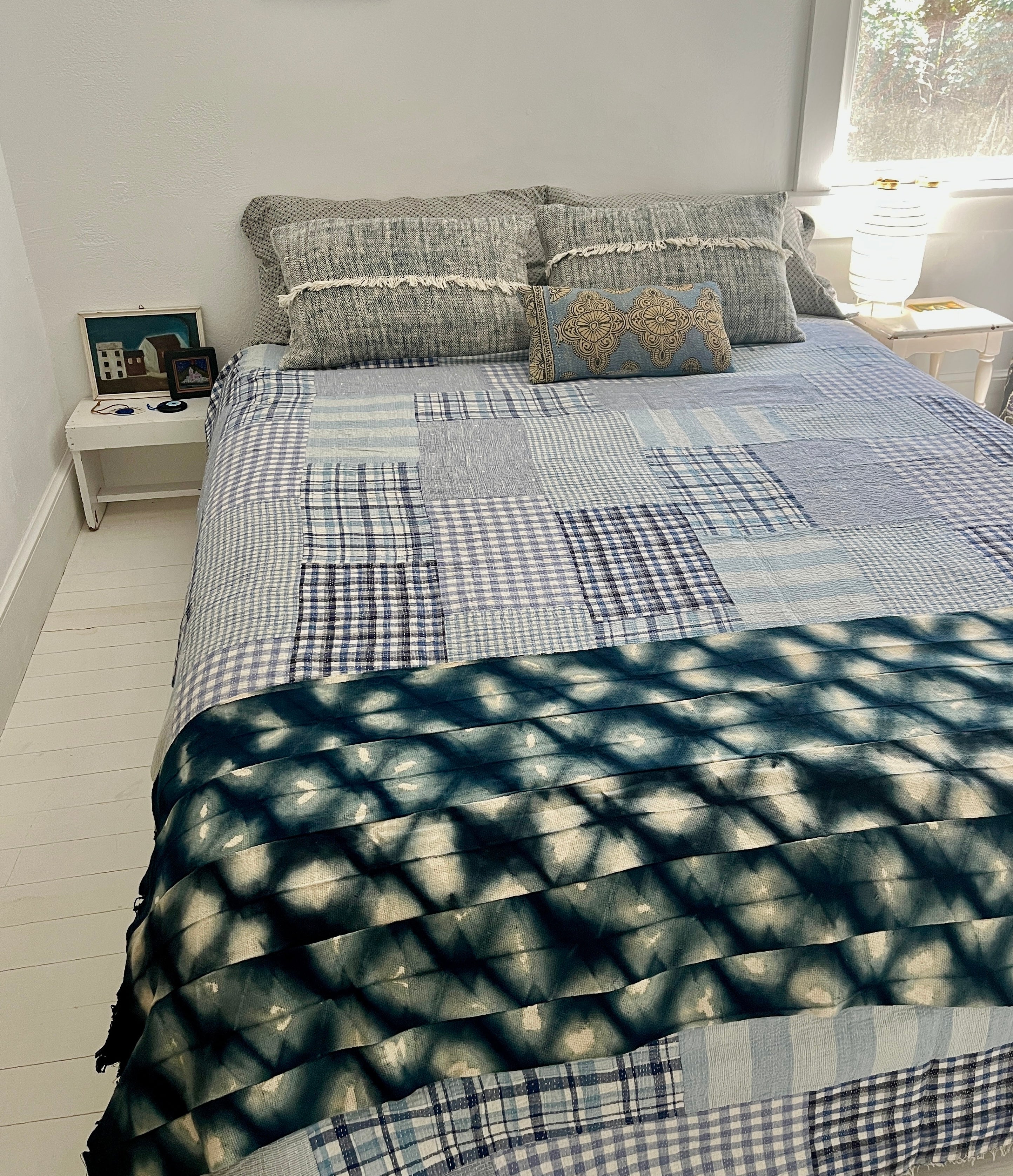 Indigo Mudcloth Textile,