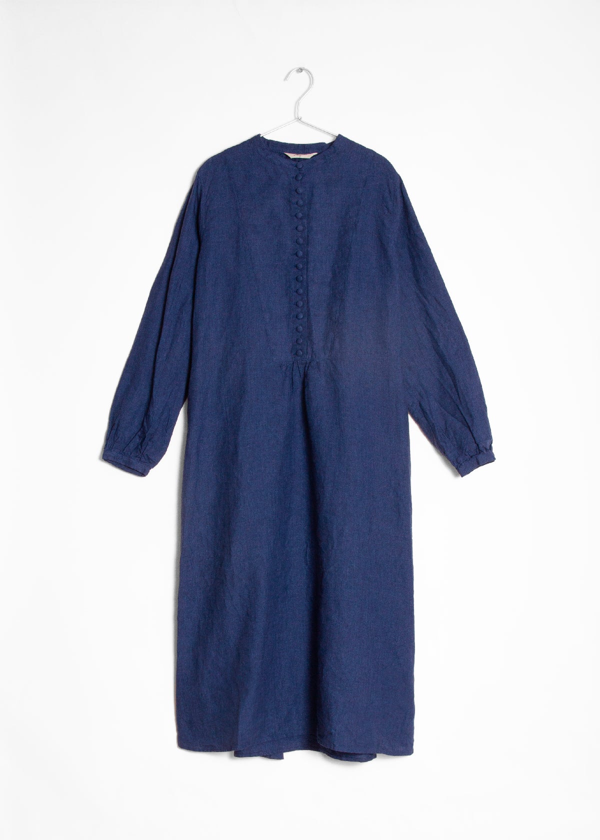 Ichi Antiquities Linen Dress - Indigo