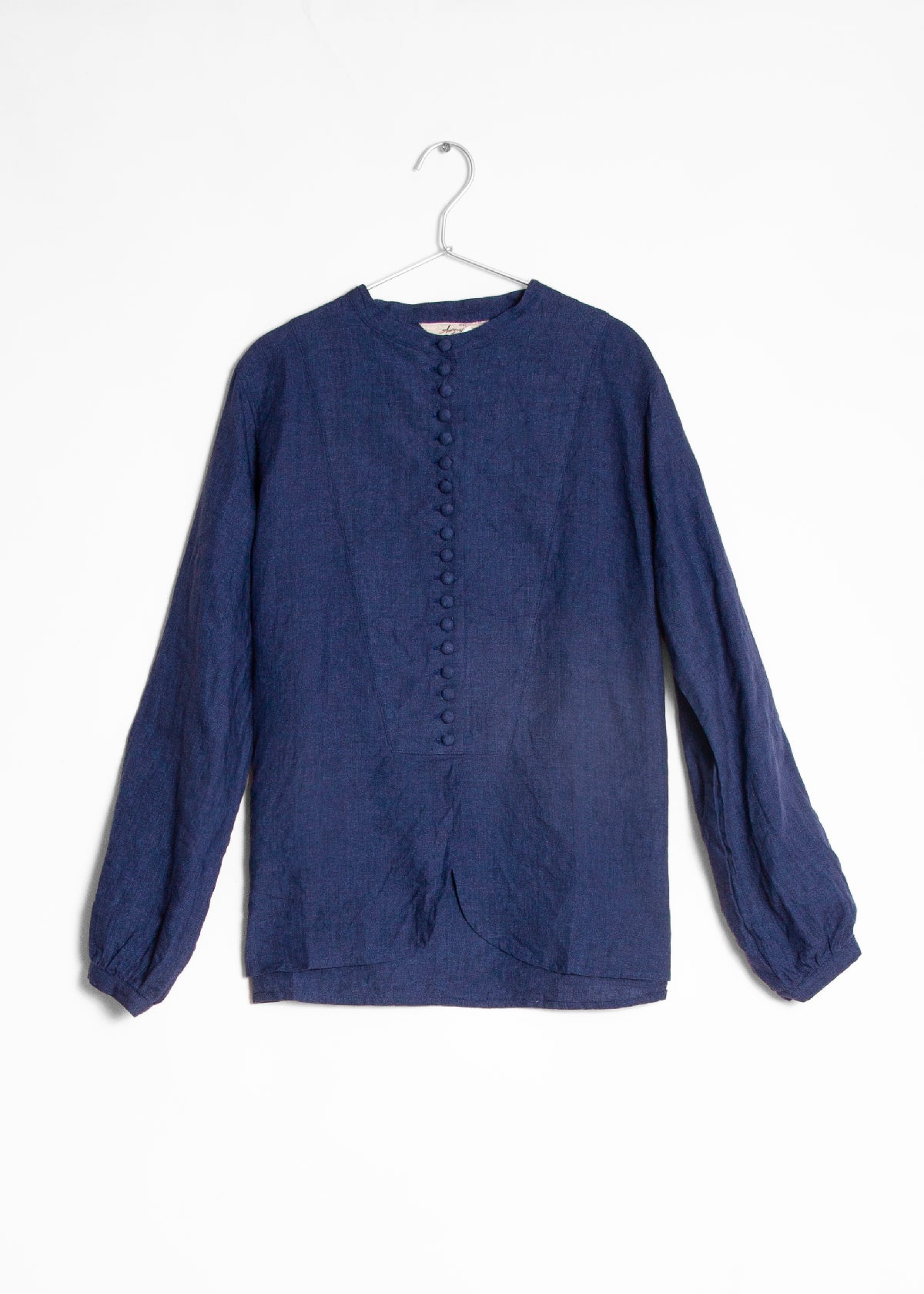 Ichi Antiquities Linen Shirt - Indigo