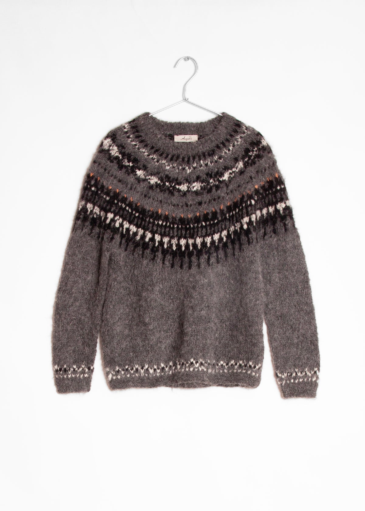 Ichi Antiquités Hand Knit Pullover - Grey