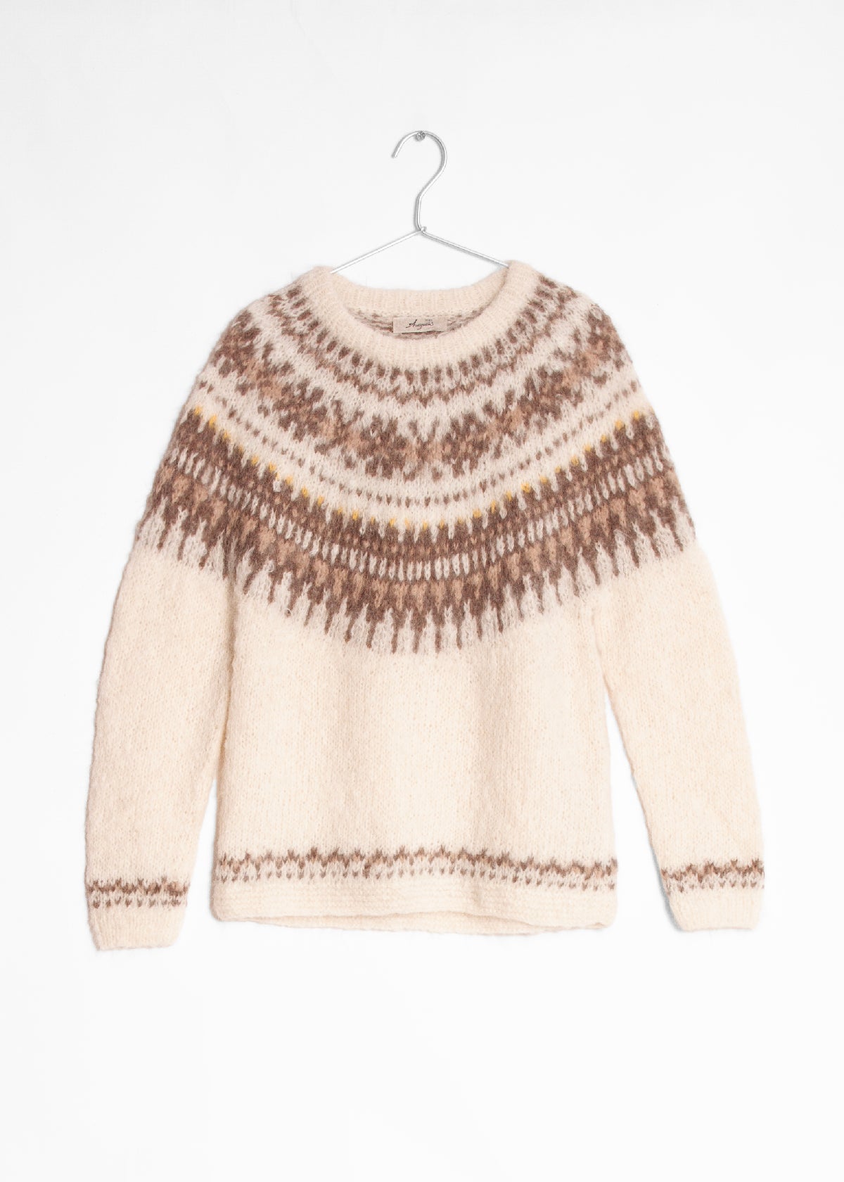 Ichi Antiquités Hand Knit Pullover - White