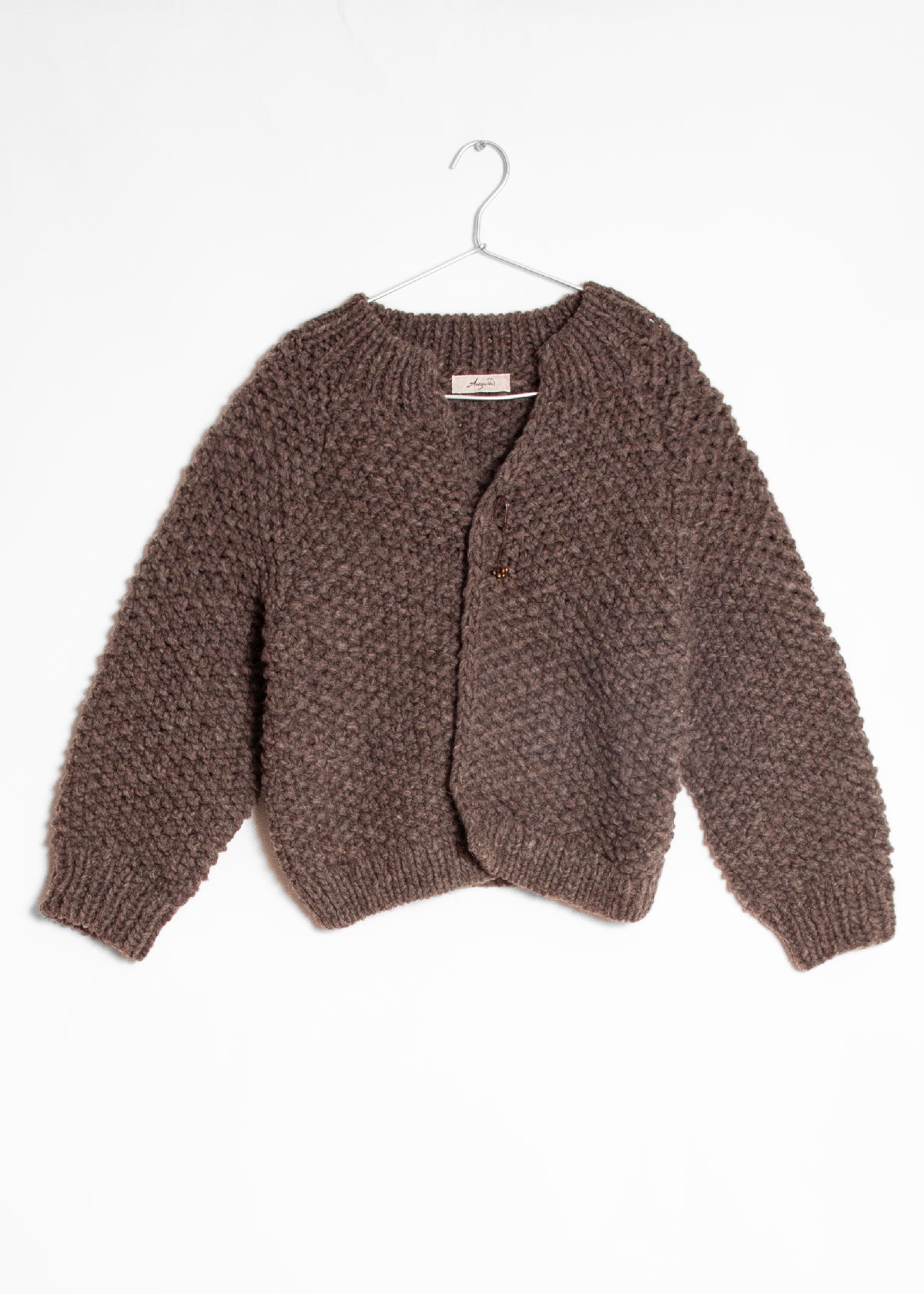 Ichi Antiquités Hand Knit Cardigan - Grey