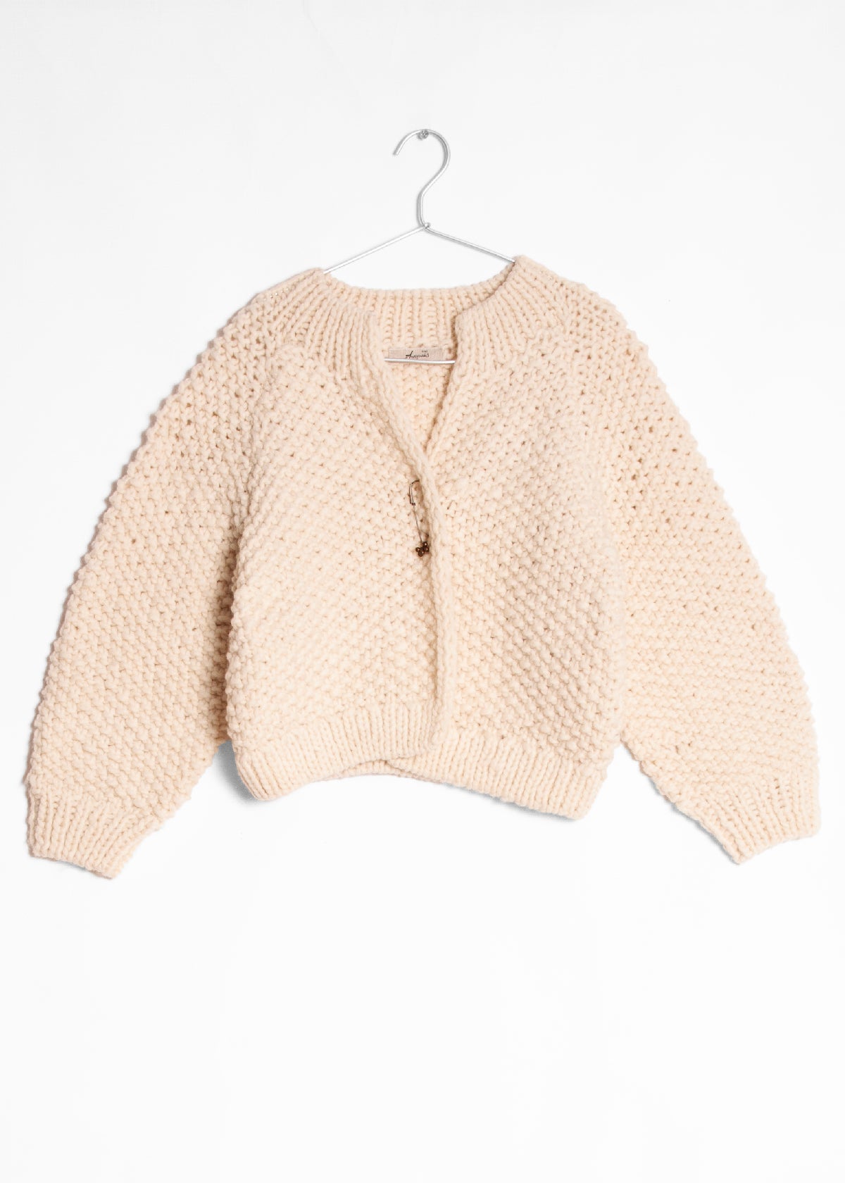 Ichi Antiquités Hand Knit Cardigan - White