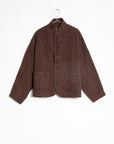 Ichi Antiquites Herringbone Jacket - Brown