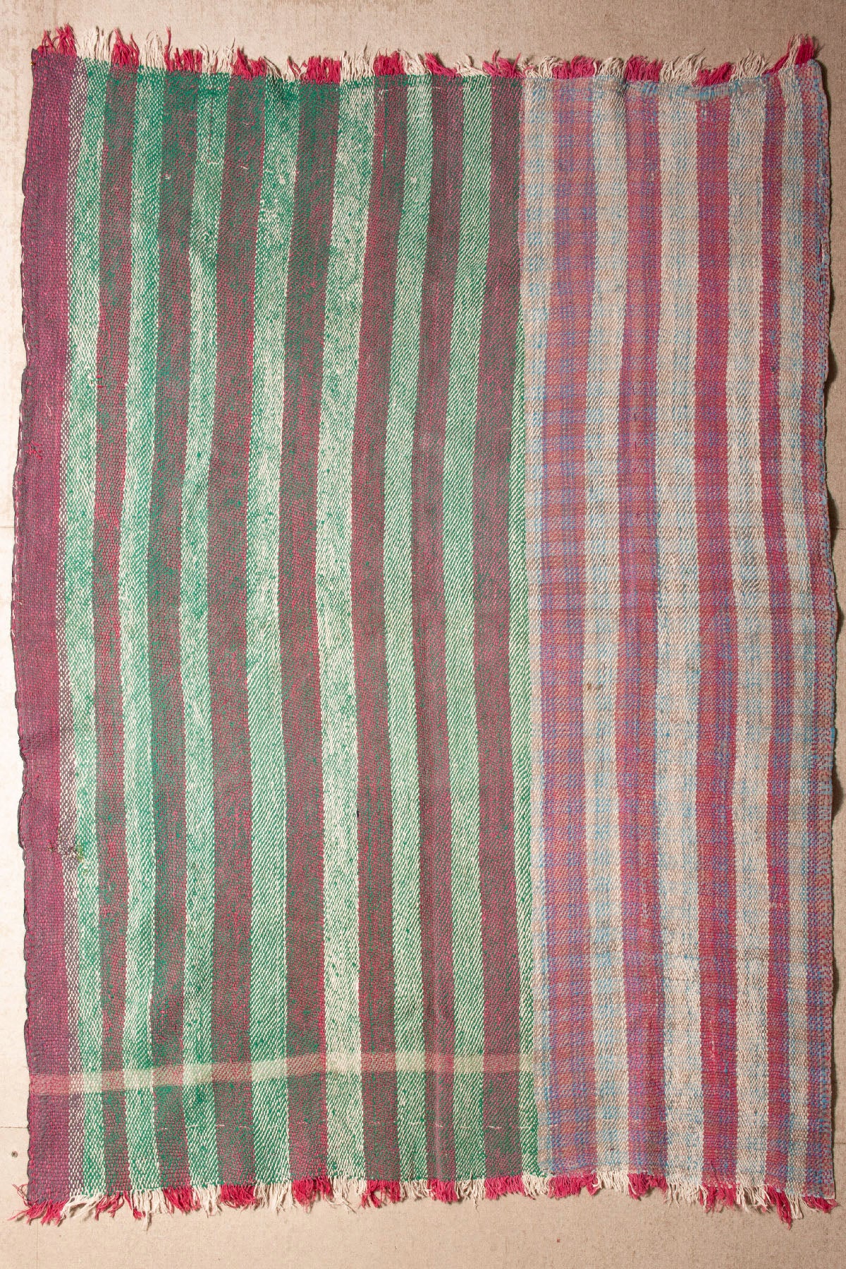 Vintage Dowry Kantha Blanket,