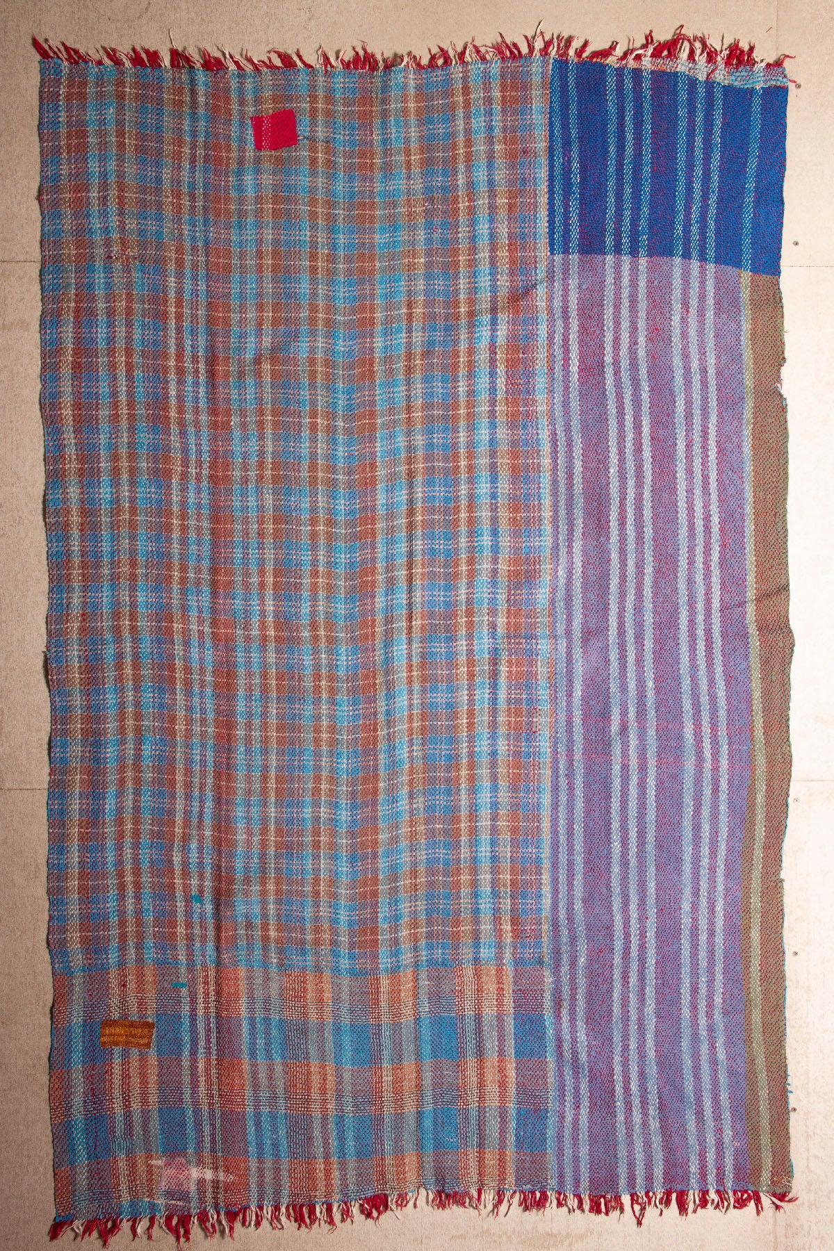 Vintage Dowry Kantha Blanket,