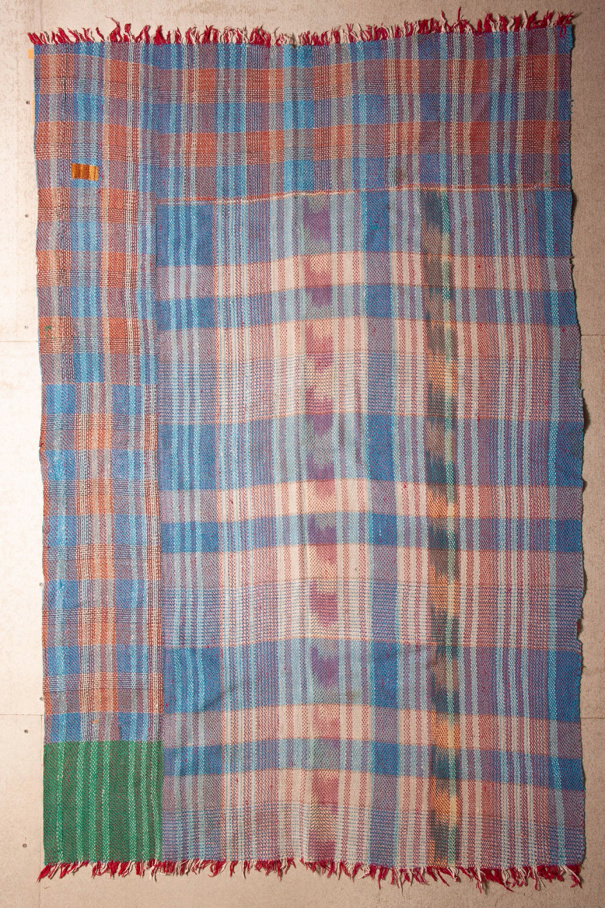 Vintage Dowry Kantha Blanket,