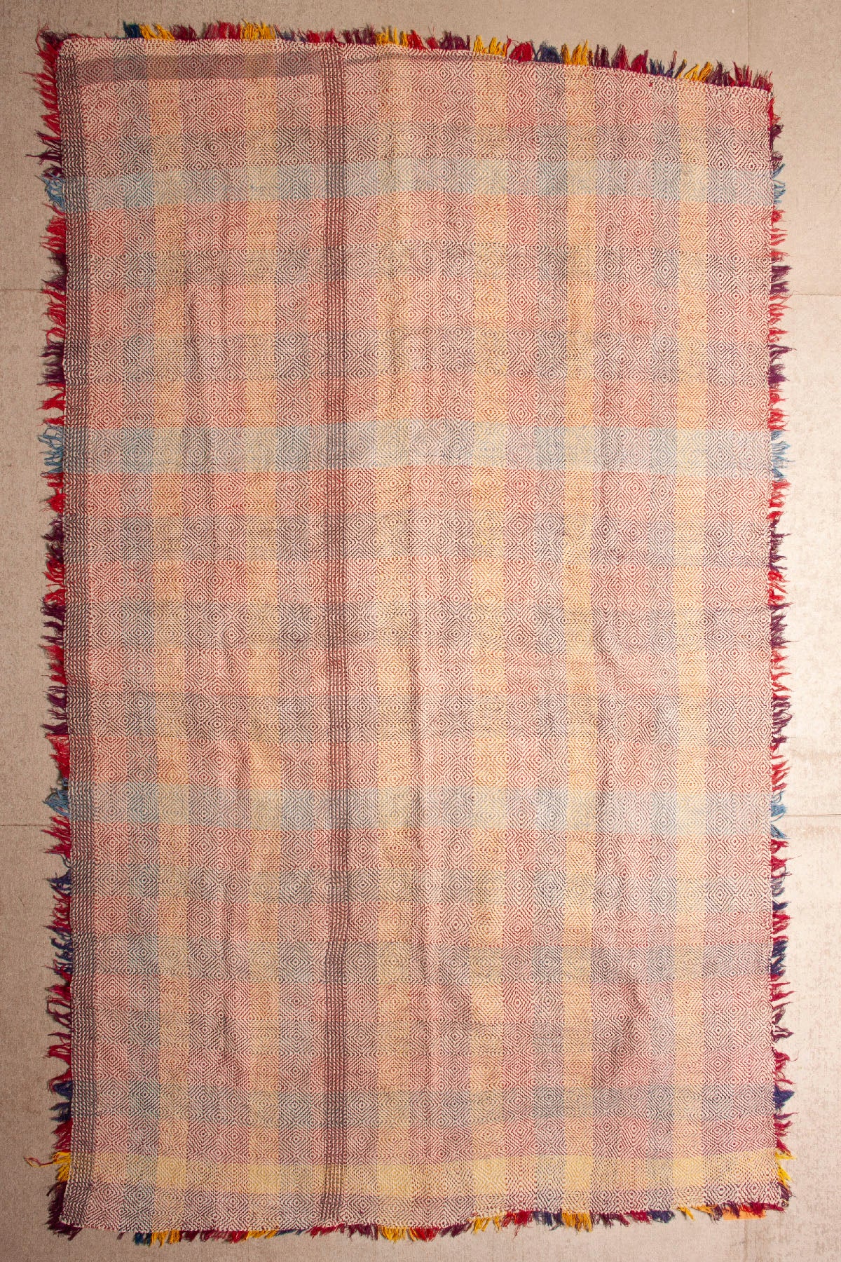 Vintage Dowry Kantha Blanket,