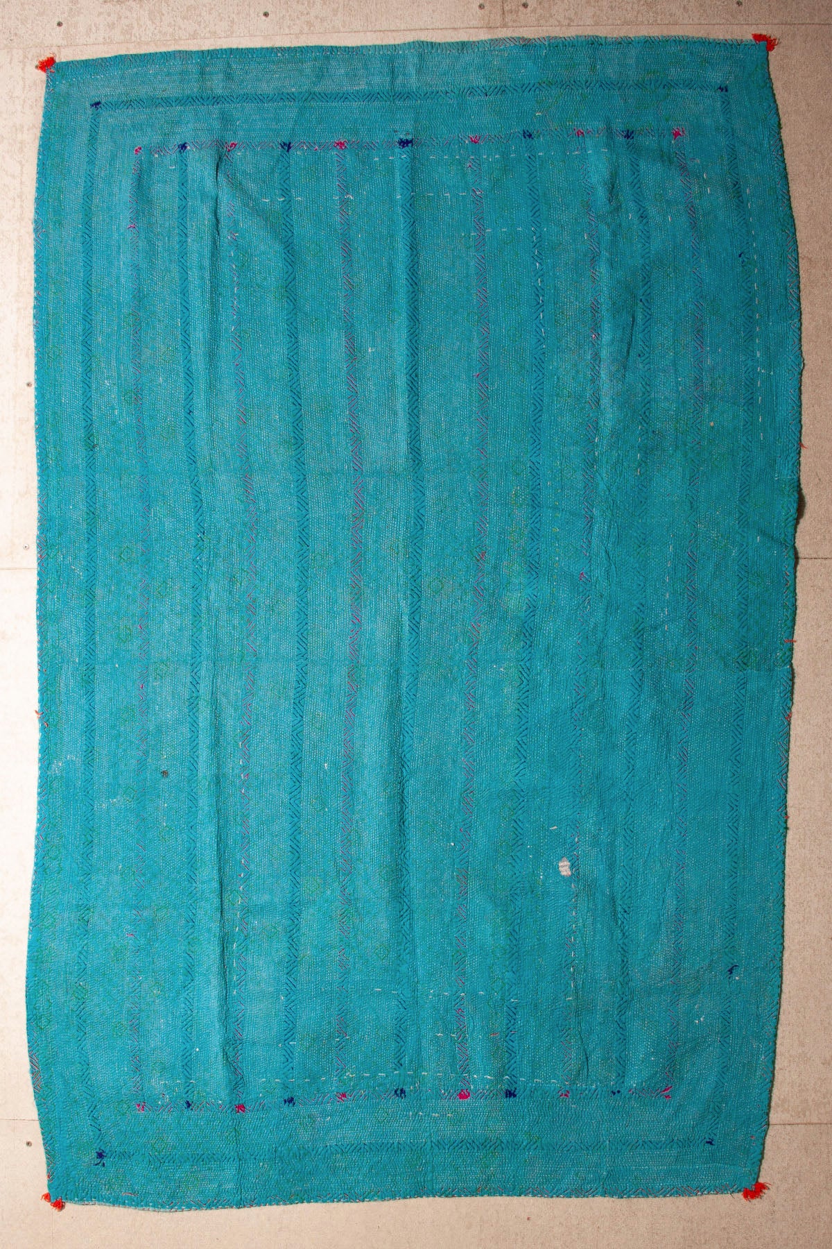 Vintage Dowry Kantha Blanket,