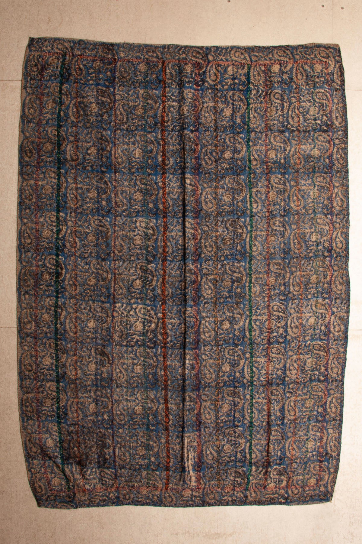 Vintage Dowry Kantha Blanket,