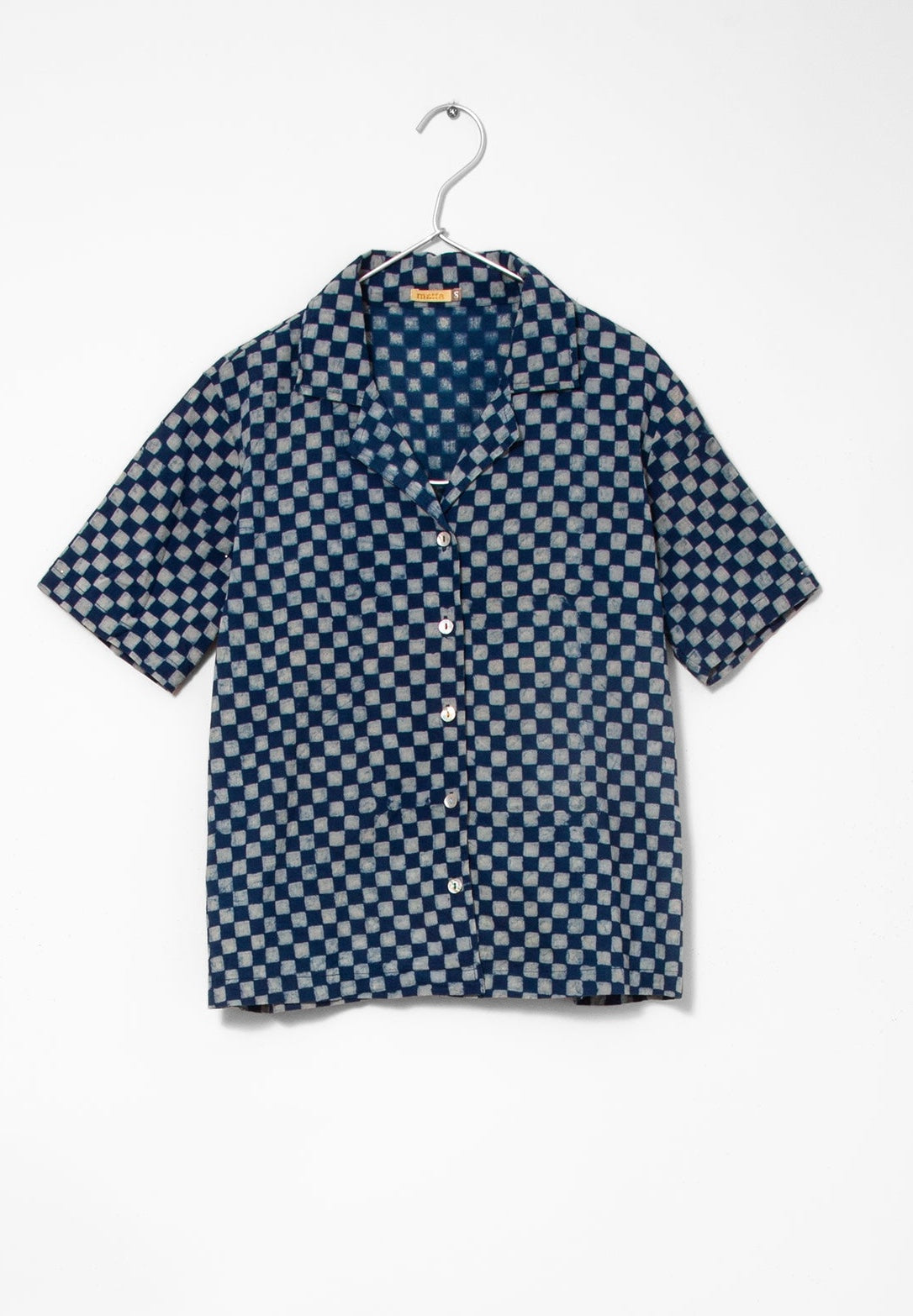Khalil Ananta Top - Natural Indigo