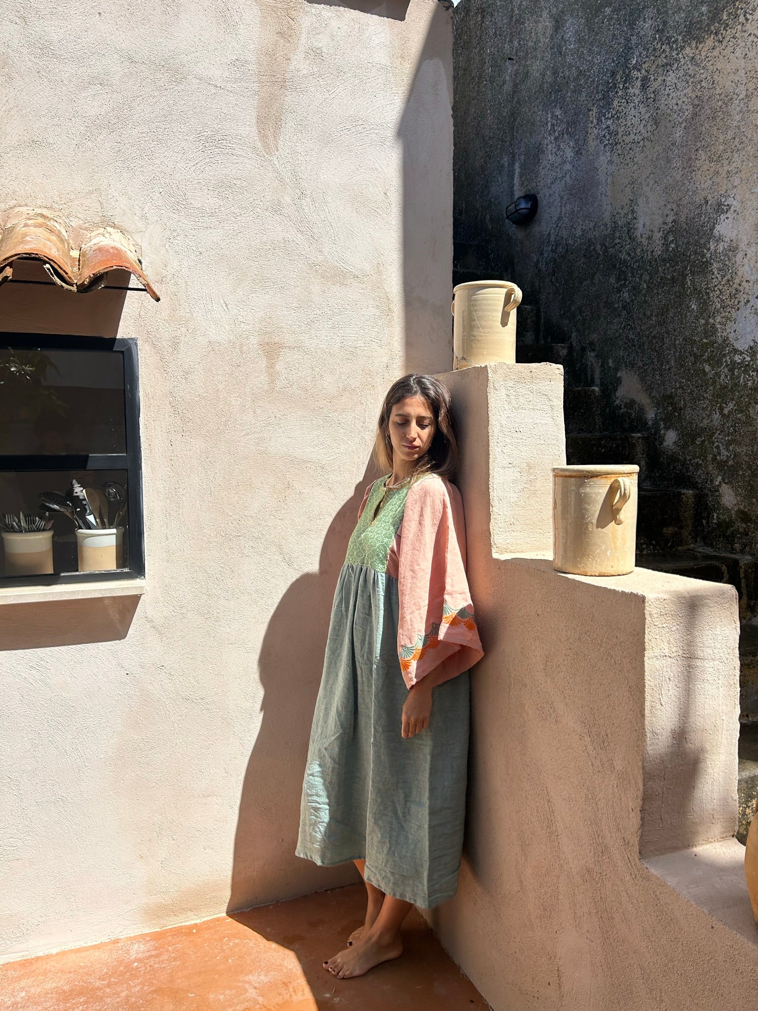 Nina Leuca Levante Long Dress - Rose