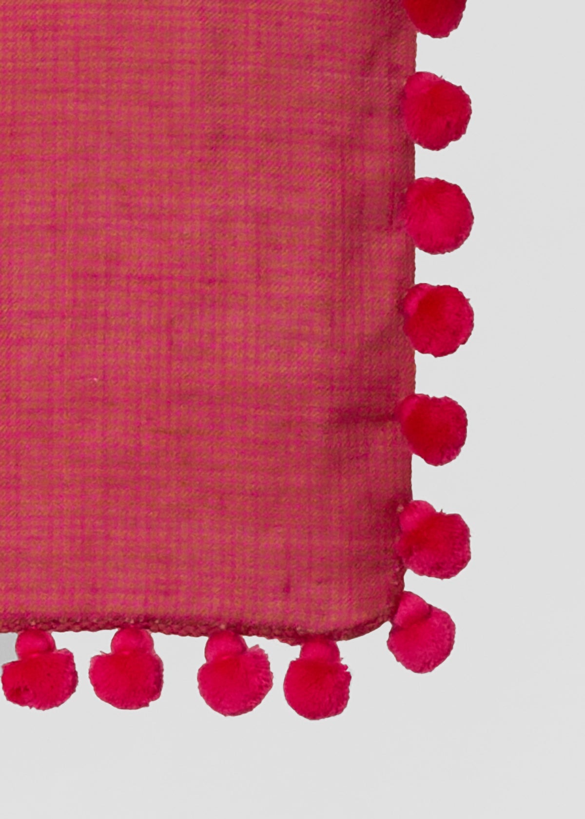 Dupatta Noor Special Shawl - Toosh/Fuchsia Tiny Checks Pattern