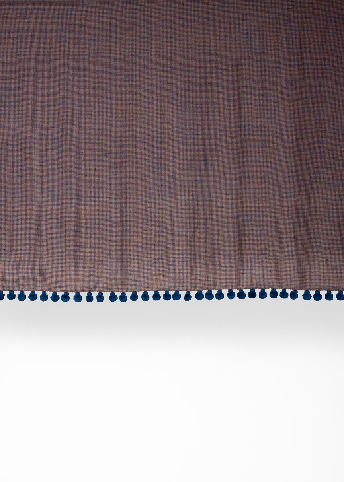 Dupatta Noor Special Shawl - Toosh/Blue Tiny Checks Pattern