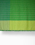 Dupatta Noor Special Shawl - Greens Multi Stripes