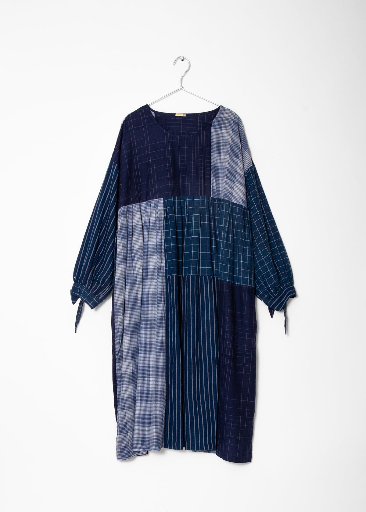 Olimpia Patchwork Dress - Natural Indigo