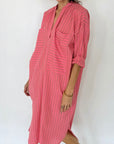 Pocket Caftan - Pink Stripe by Two