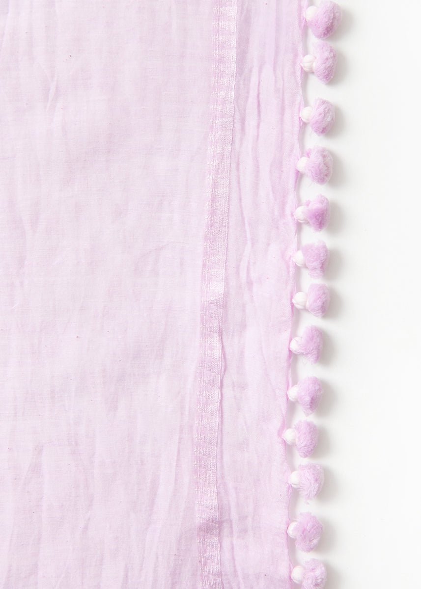 Dupatta Plain Shawl, Violetta